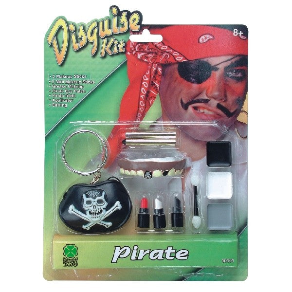 Set trucco make up Orecchino Benda Denti Pirata Corsaro