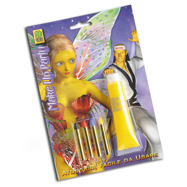 Make Up Trucco Fondotinta Giallo Cinese Orientale
