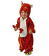 Costume Carnevale Baby Bebè morbida tutina con musetto Canguro