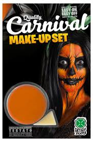 Make Up Trucco Carnevale Halloween Fondotinta Arancione