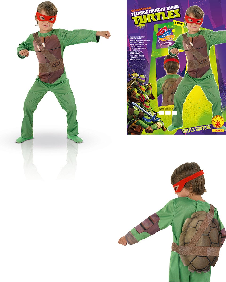 Costume Bambino Tartarughe Ninja Tg 7-9 anni