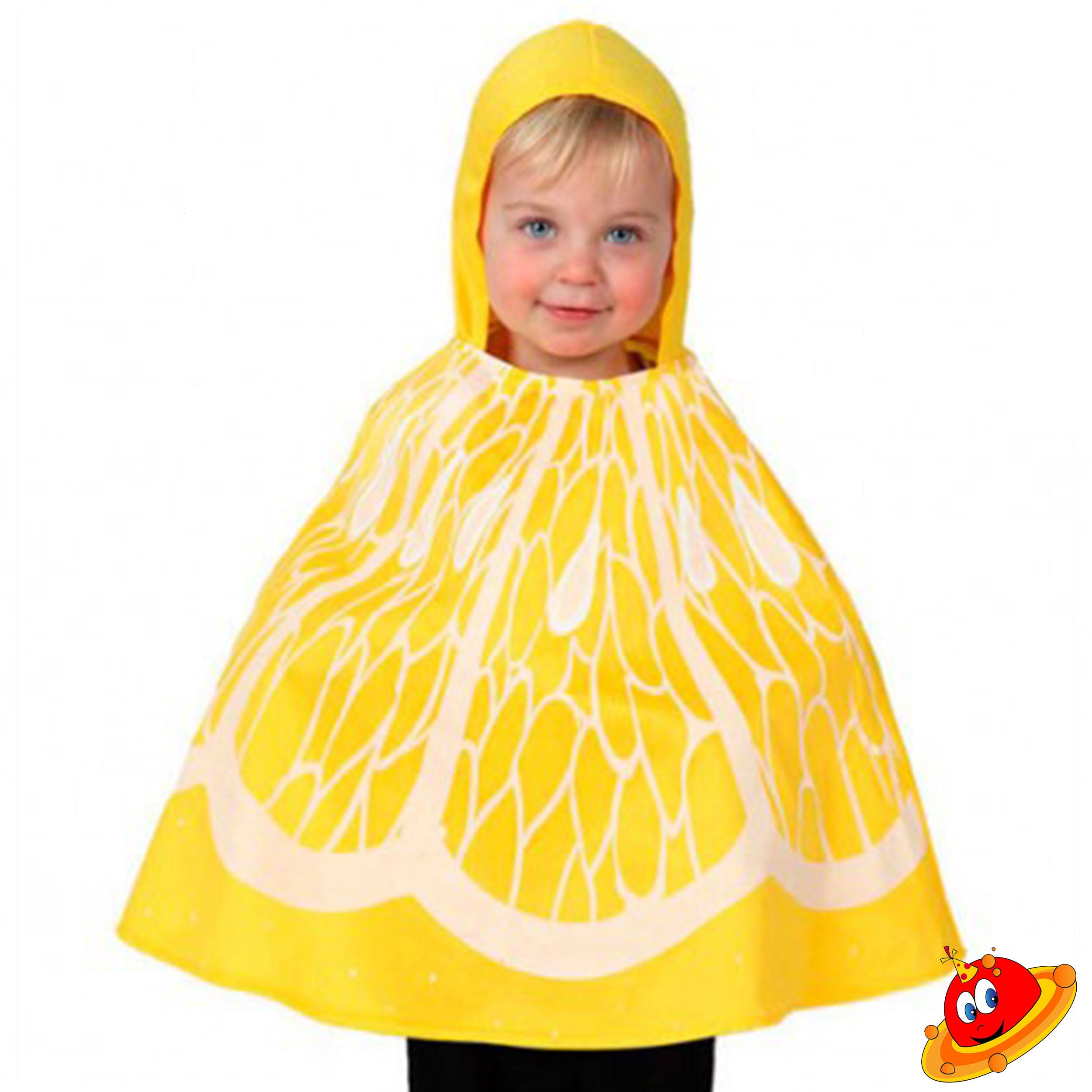 Costume Baby Poncho Limone