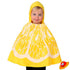 Costume Baby Poncho Limone