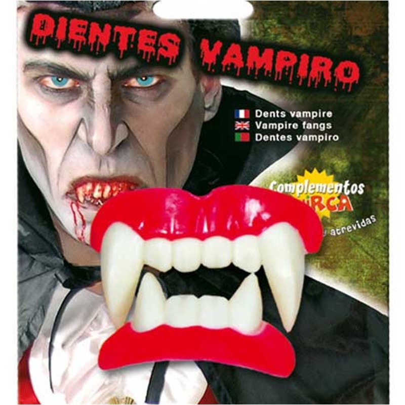 Party Halloween Make Up Vampiro Denti in lattice