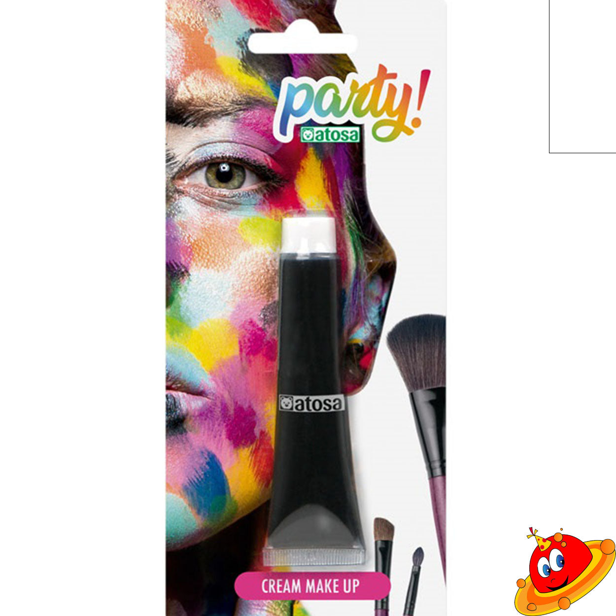 Make Up Trucco Carnevale Halloween Fondotinta tubetto nero