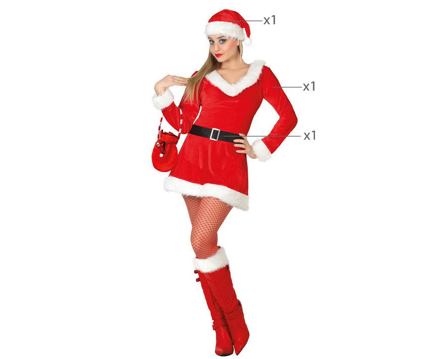 Costume Babbo Natale Donna Carnival Toys In Offerta Da - Foto 9