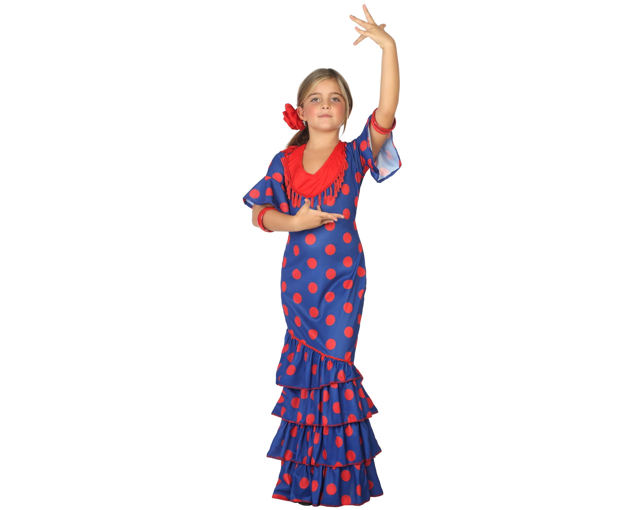 Costume Bambina Flamenco Spagnola Gitana Tg 3/12A – Universo In Festa