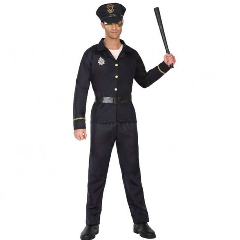 Costume Uomo Poliziotto NYPD Tg 52/62