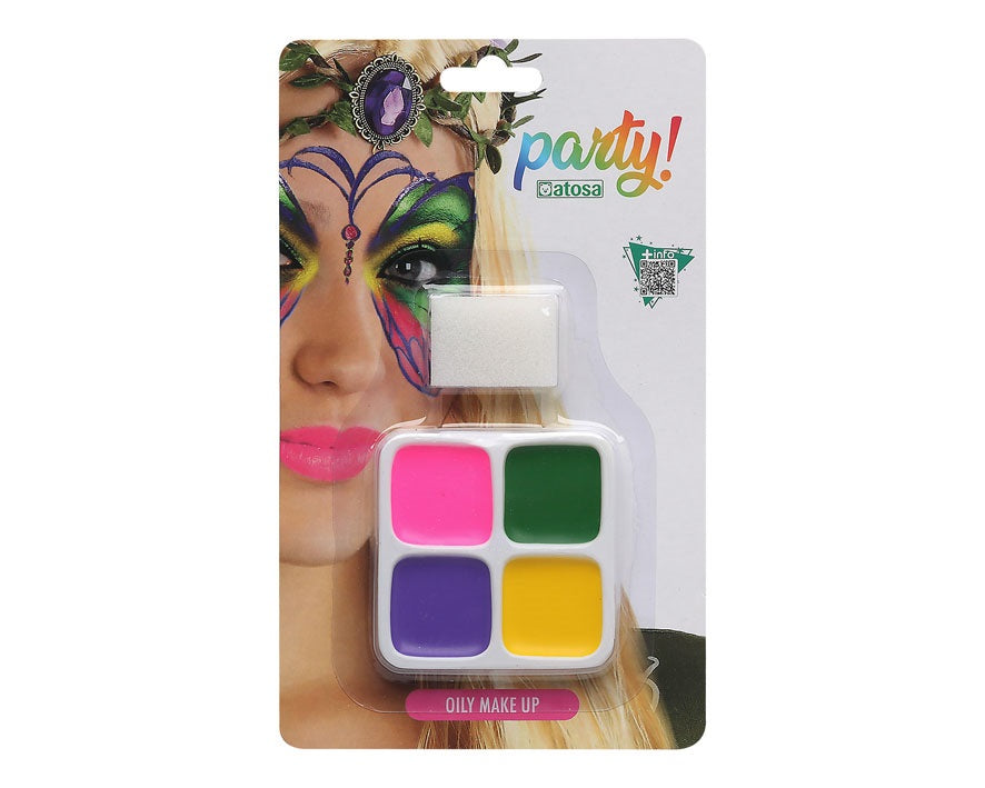 Set Trucco Colorato - Palette di Make-Up per Feste e Divertimento