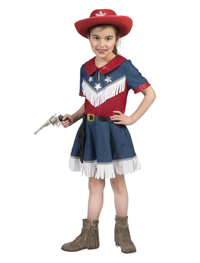 Costume Bambina Far West Cow Girl Texas Tg 5/12A – Universo In Festa