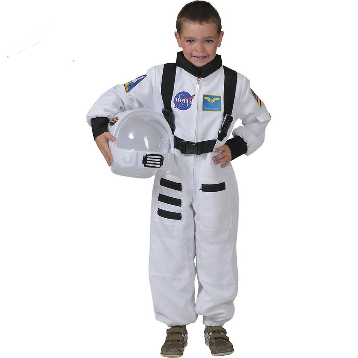 Costume Bambino Tuta Spazio Astronauta Nasa Apollo Tg 5/12 A – Universo In  Festa