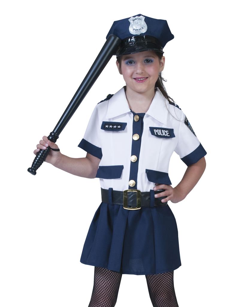 Costume Bambina Poliziotta Amy Tg 5/14 A