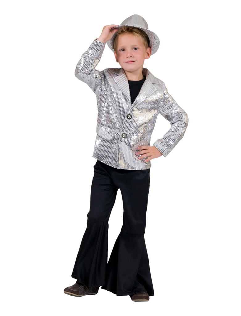 Costume Disco Con Paillettes Blu Per Bambina - Foto 5