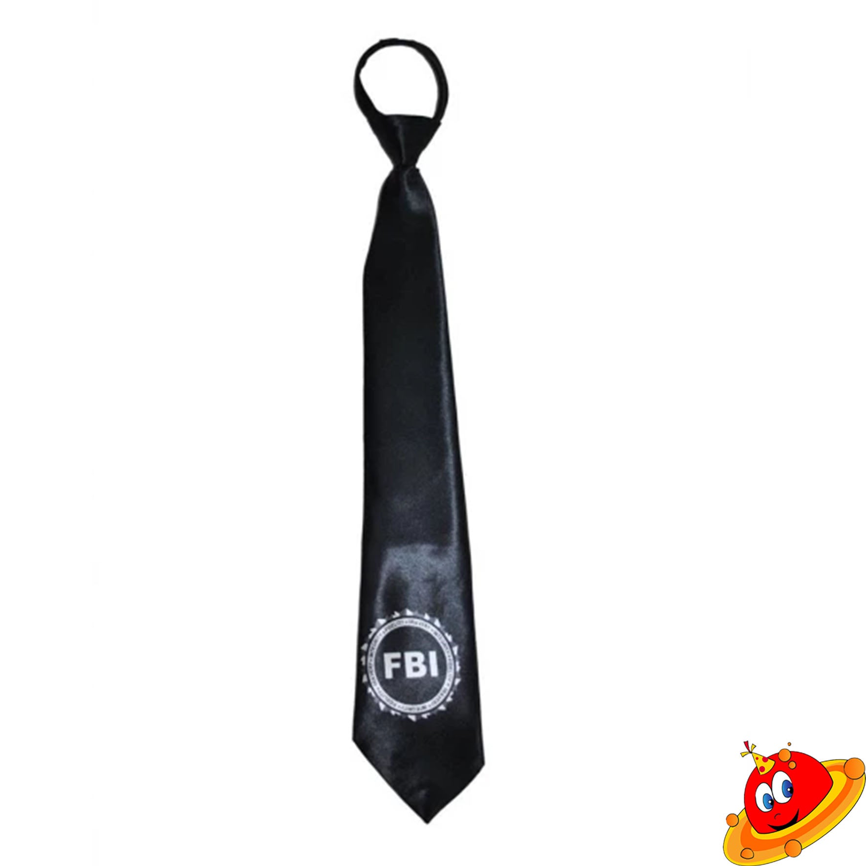 Cravatta Nera Poliziotto FBI