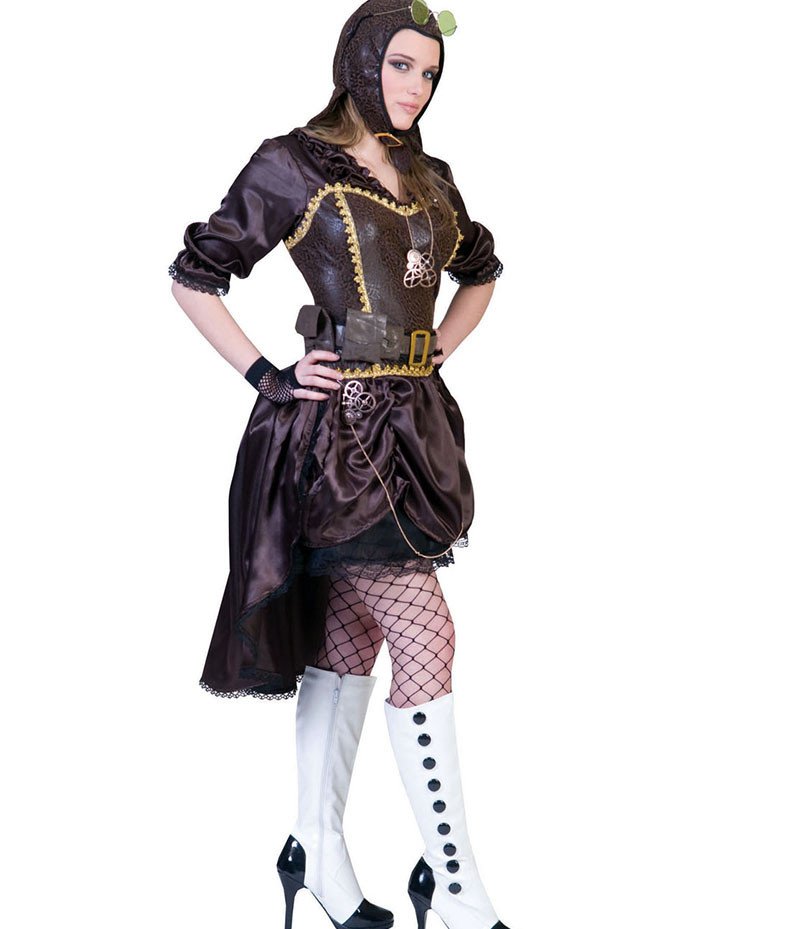 Costume Donna Steampunk Gotico Medievale Tg 36/46 – Universo In Festa