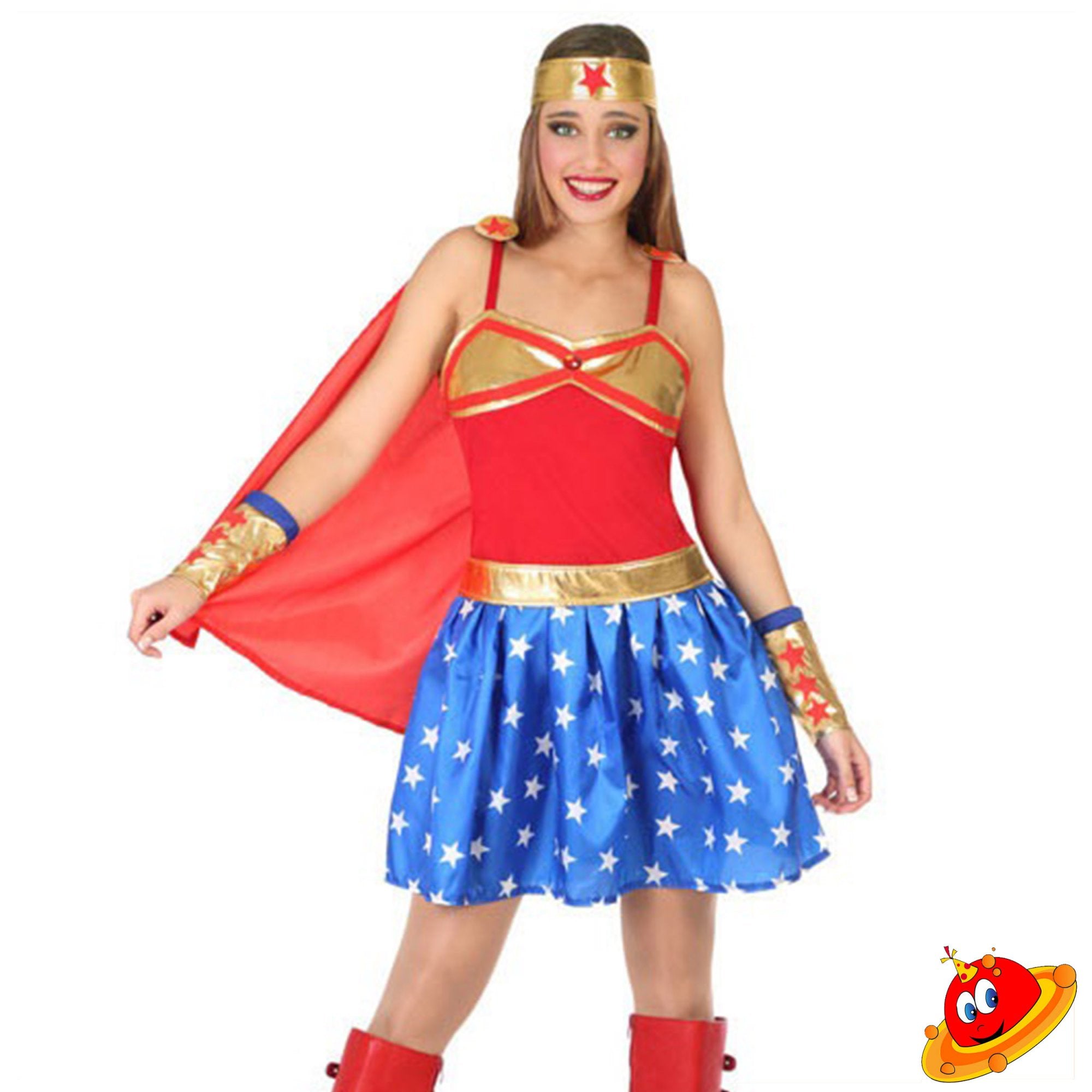 Costume Donna Eroina Wonder Woman Tg 36/42
