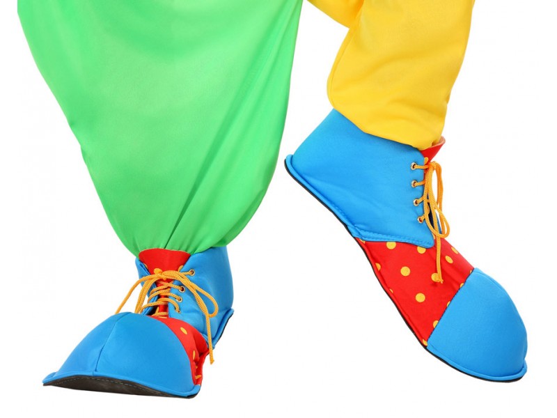 Sopra scarpa da Clown Multicolore cm 36 Adulto