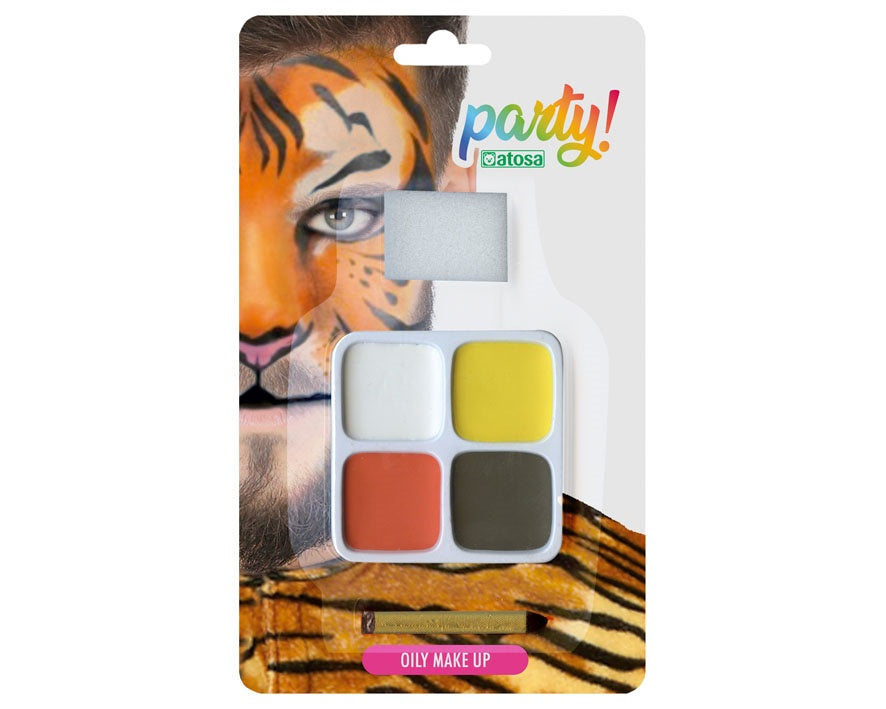 Make-up Fondotinta olio compatto trucco Tigre Safari