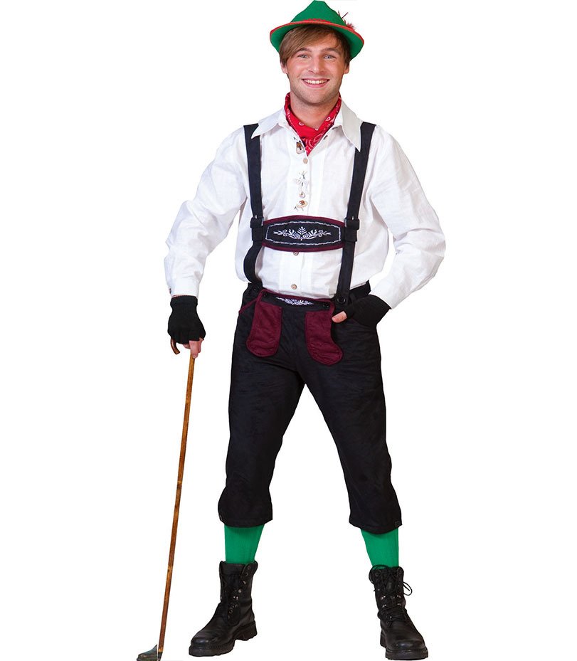 Costume Carnevale Festa della Birra uomo pantalone bavarese