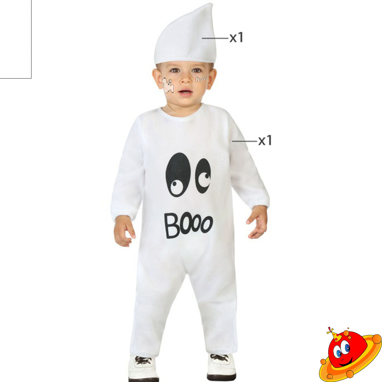 Costume Baby Fantasmino