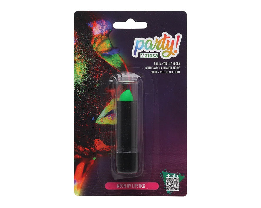 Rossetto Verde Neon Glow Neon UV fotoluminescente