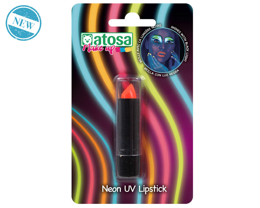 Rossetto Arancione Neon Glow Neon UV fotoluminescente