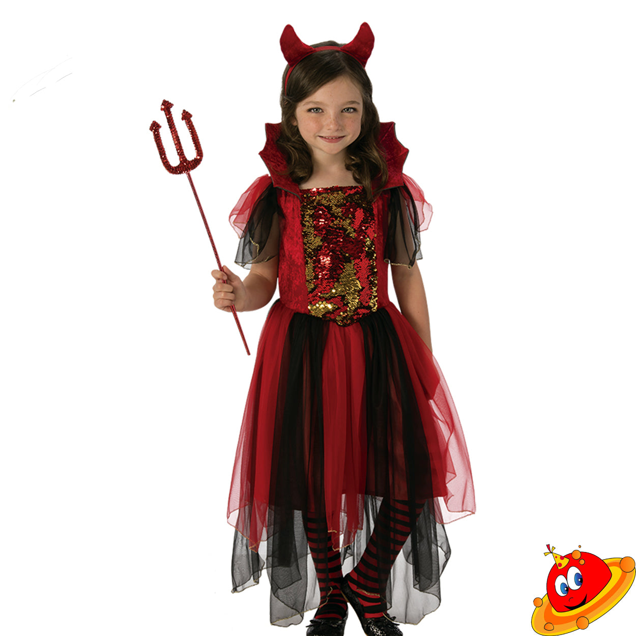 Costume Carnevale Halloween Diavoletta Magic Color
