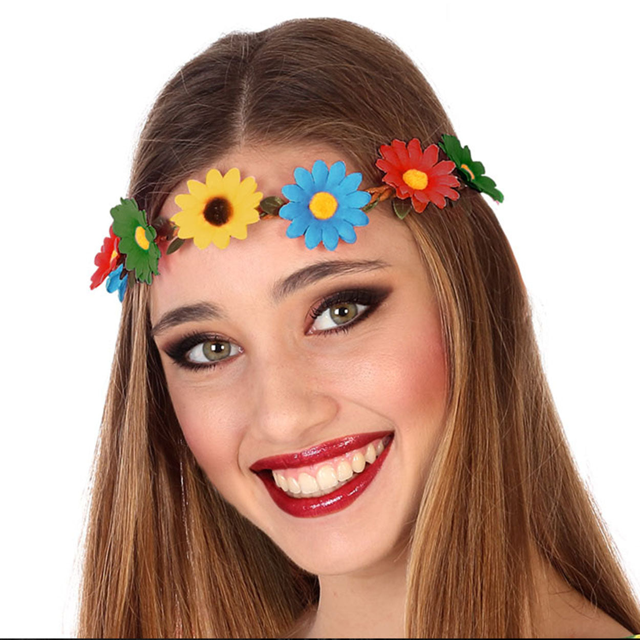 Fascia con Margherite Hippie anni 60 figli dei fiori