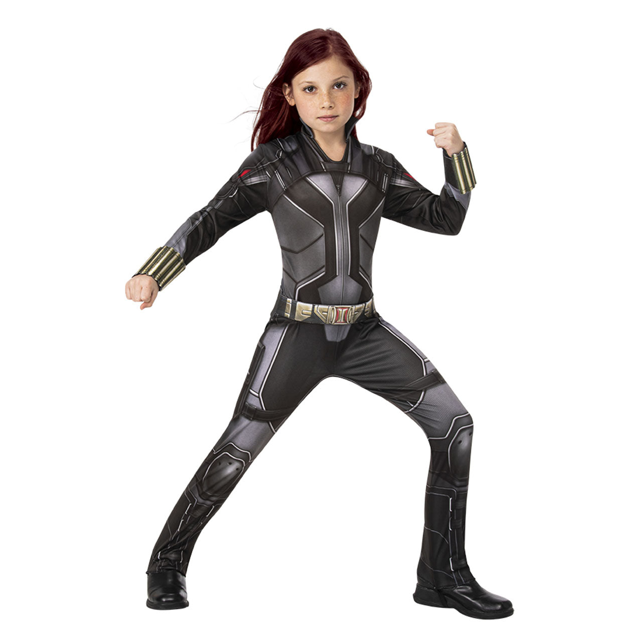 Costume Bambina Avengers Vedova Black Widow Nera Tg 3/7A