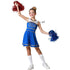 Costume Bambina Cheerleader Blu Tg 10/12A