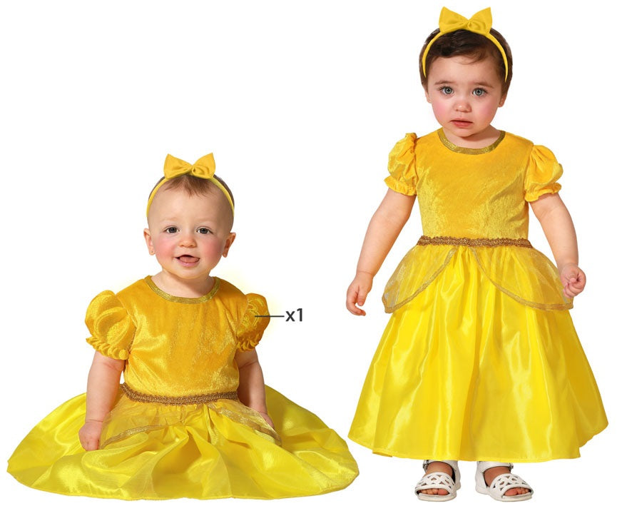 Costume Baby Principessa Gialla – La Bellezza in Miniatura! 👑✨