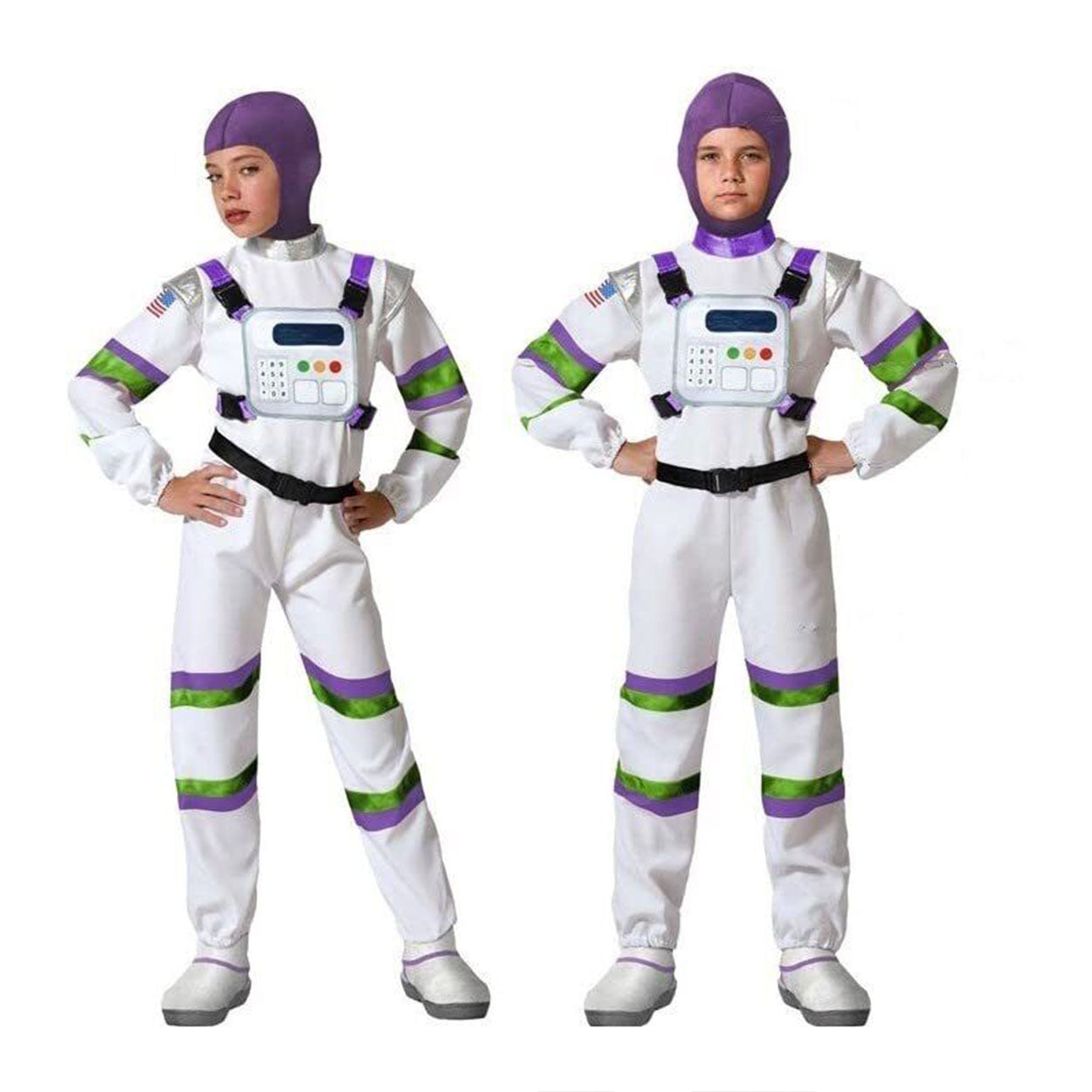 Costume Bambino Bambina Travestimento Tuta Spazio Astronauta Tg 3/12A –  Universo In Festa