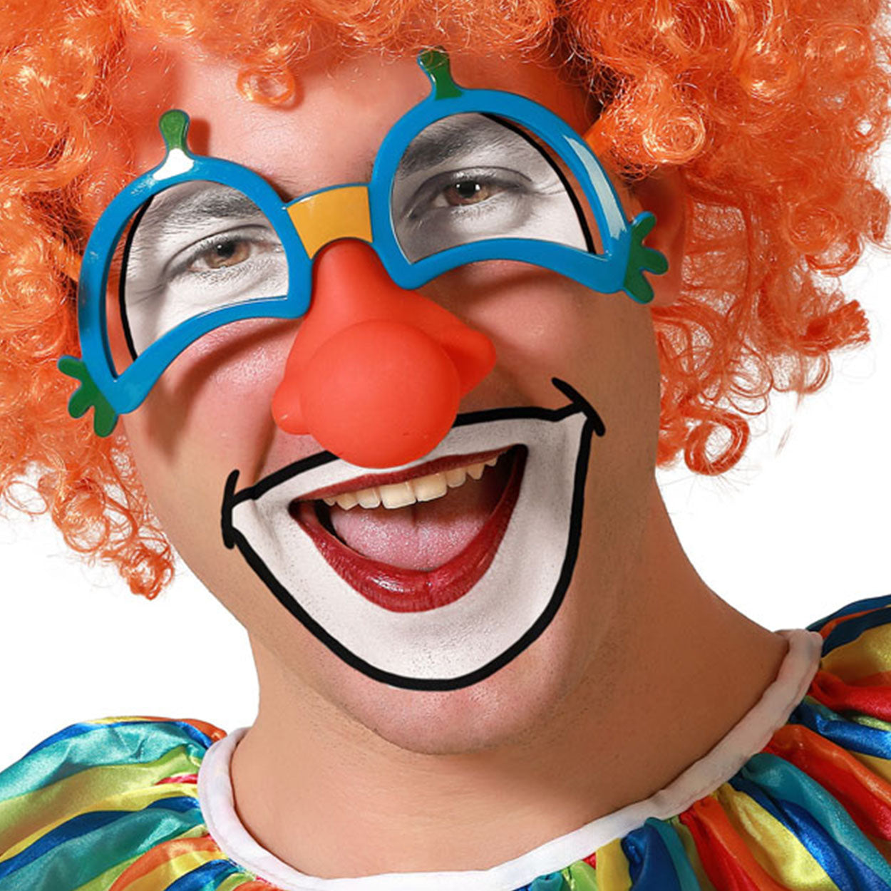 Nasi rossi da clown, travestimento accessori costume pagliaccio bambini &  adulti
