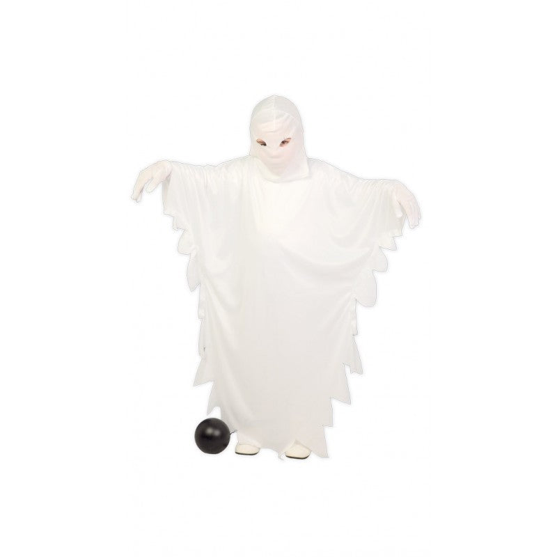 Costume Bambina Bambino Fantasma con bocca
