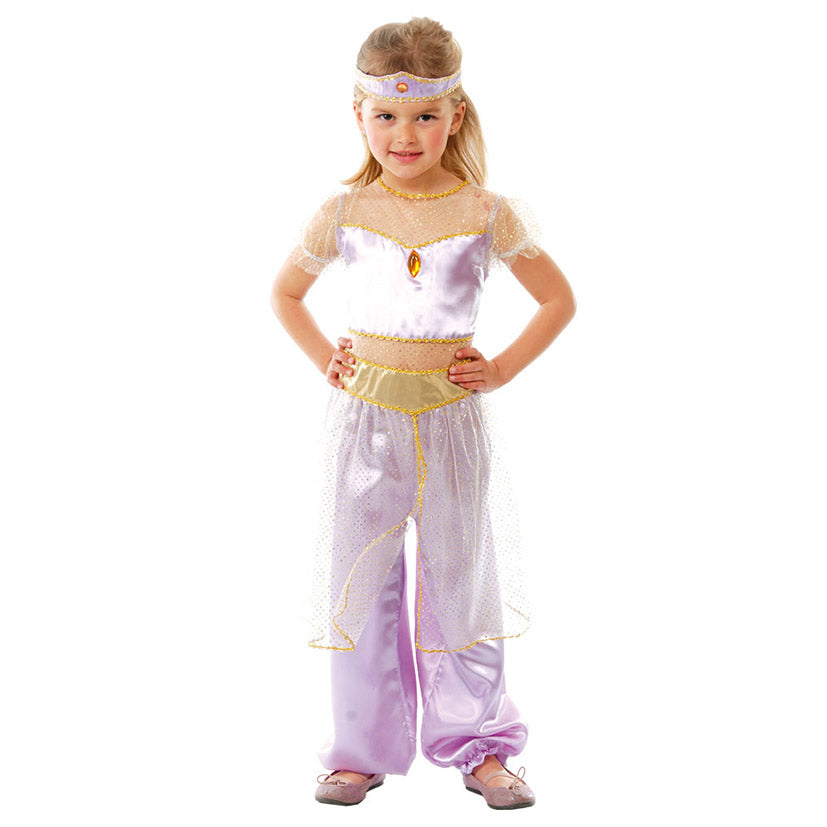 Costume Bambina Principessa del deserto Jasmine Tg 5/12 A – Universo In  Festa