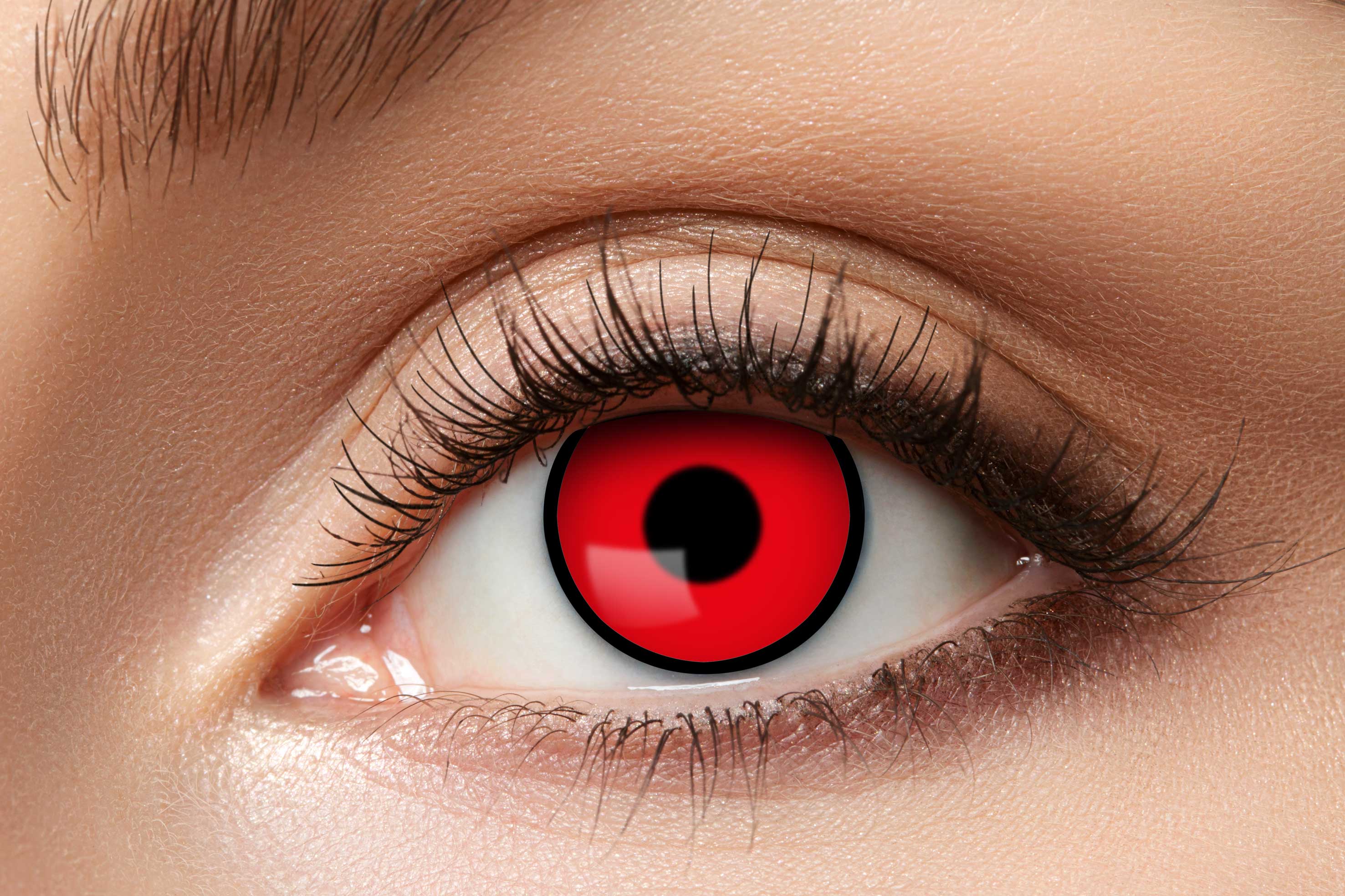 Lente a Contatto Party Horror Halloween Diavolo Red Manson