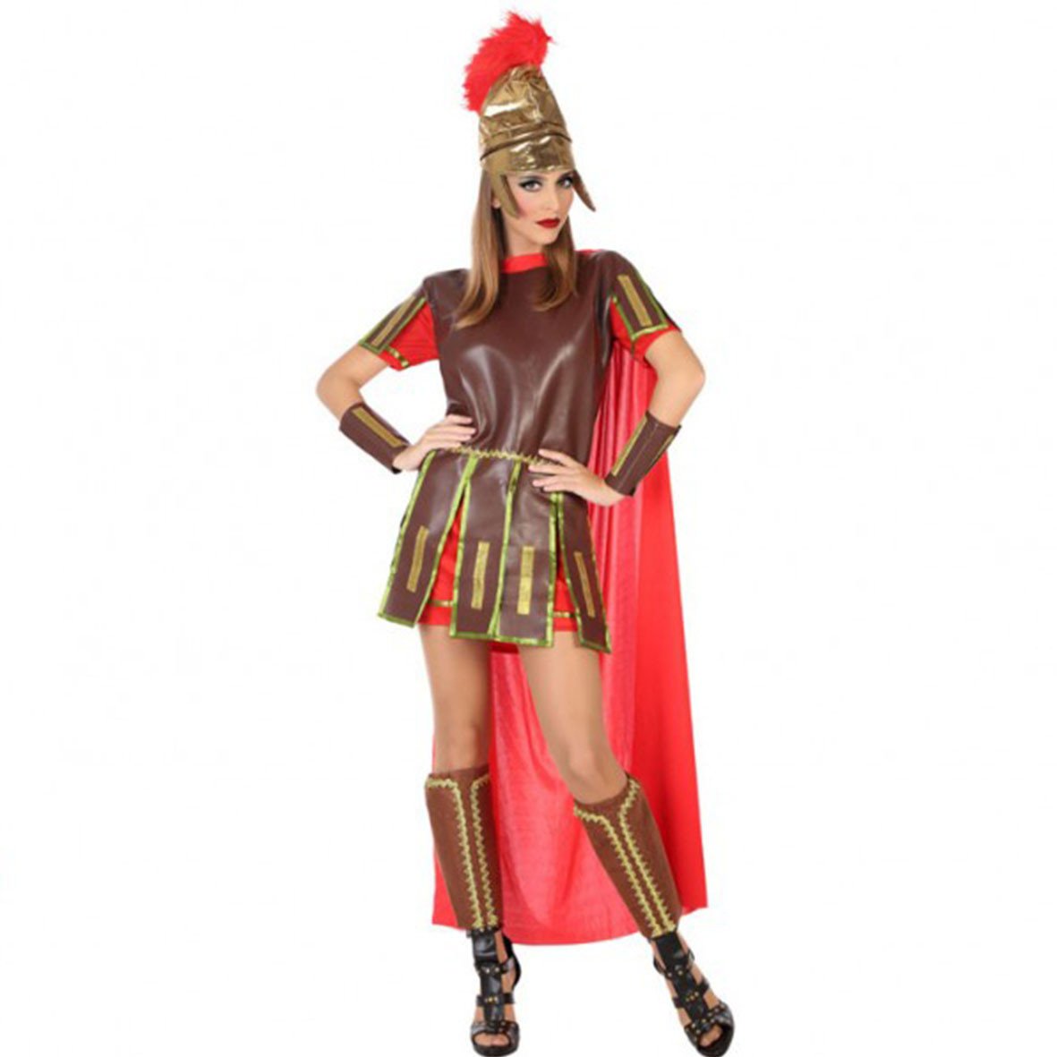 Costume Donna Gladiatrice Amazzone Romana Tg 36/46