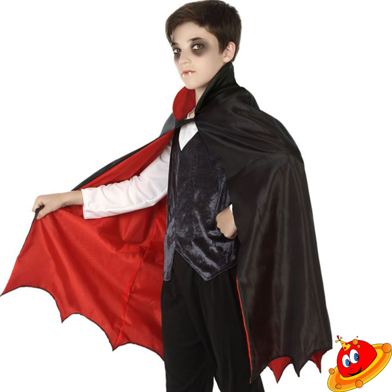 Costume Bambino Vampiro Mantello Lusso 100 cm - Main Image