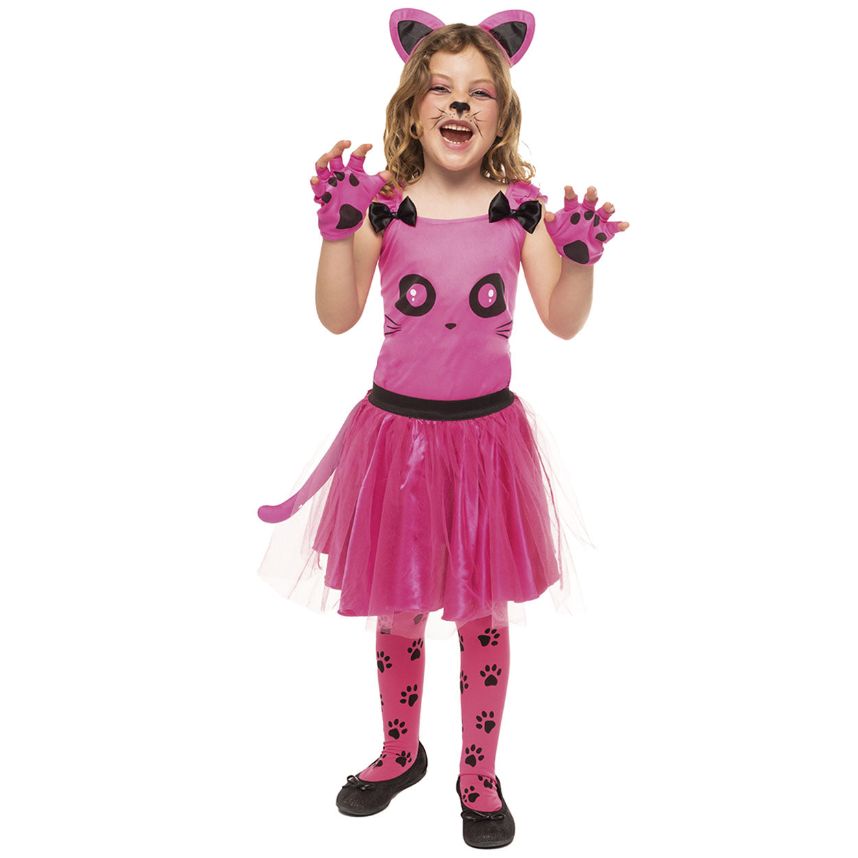Costume Bambina Gattina Rosa – Universo In Festa