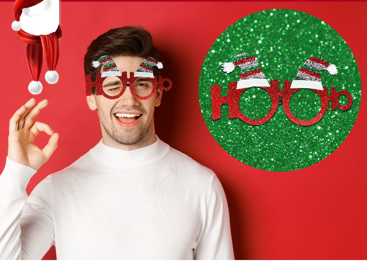 Occhiali Natalizi Ho ho ho ho