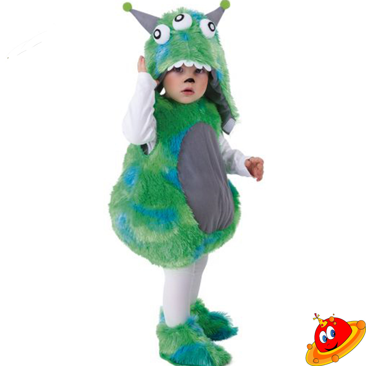Costume Carnevale Halloween Baby Alieno Extraterrestre