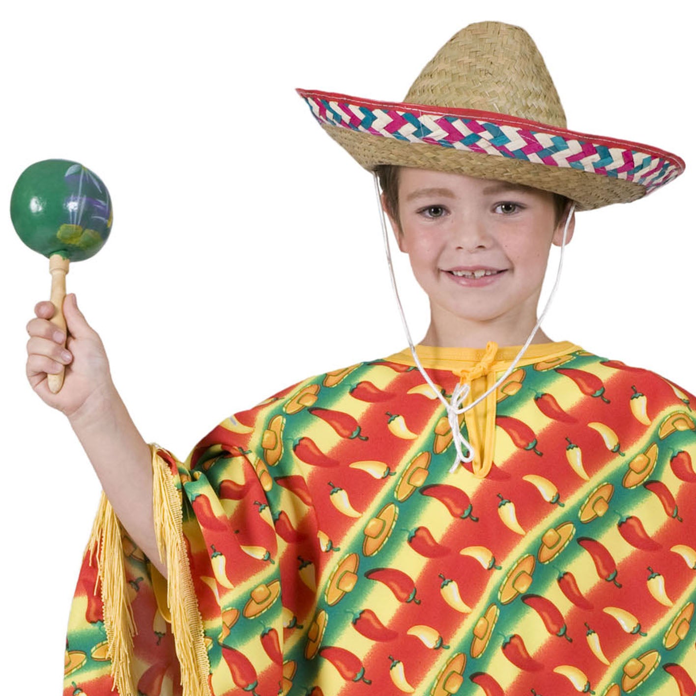 🇲🇽 Universo in Festa: Cappello Sombrero Messicano in Paglia per Bambino – Viva la Fiesta! 🌶️
