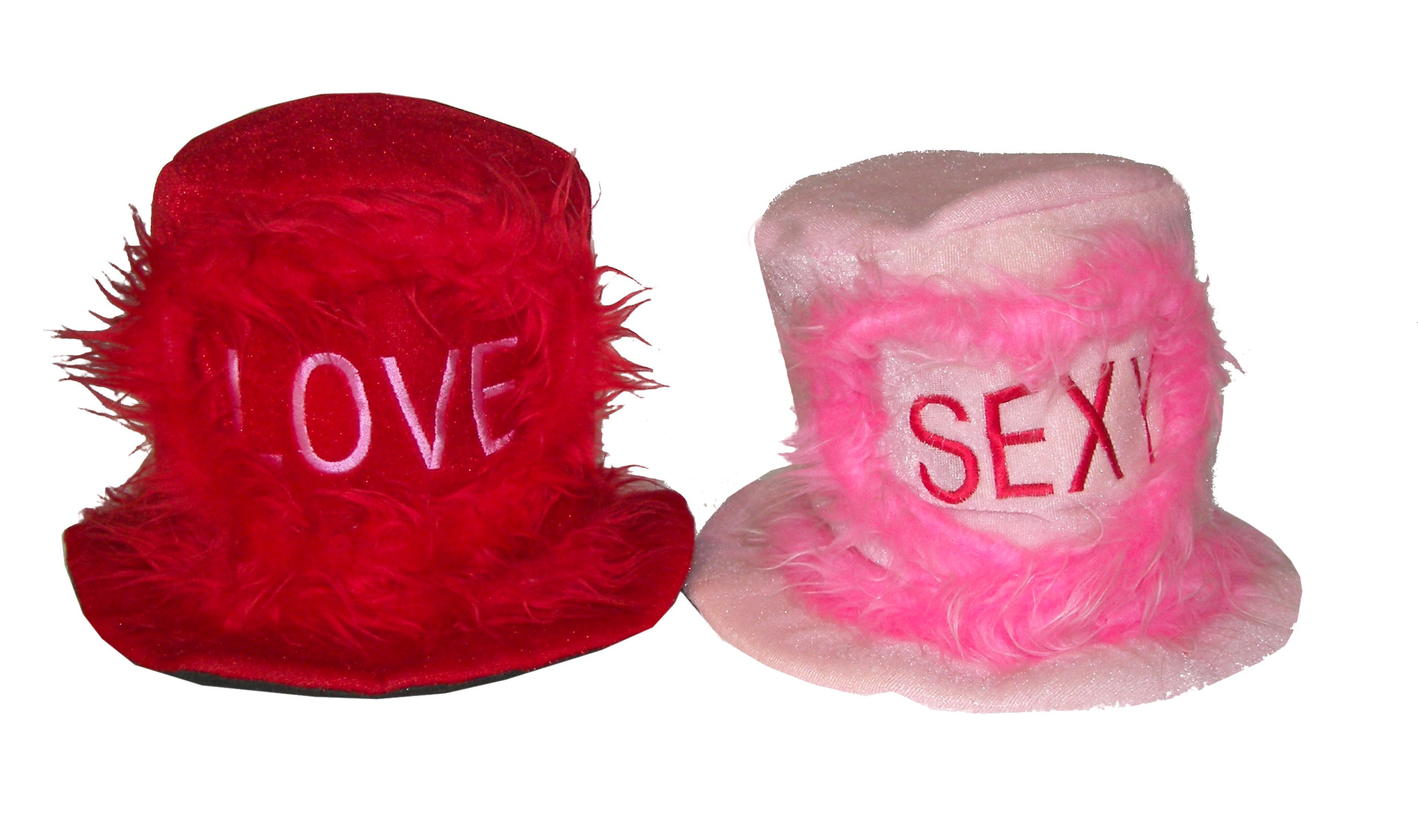 ❤️ Universo in Festa: Coppia Cilindri Pelosi "LOVE" & "SEXY" – Festa a Tema Innamorati/Addio al Celibato 💘