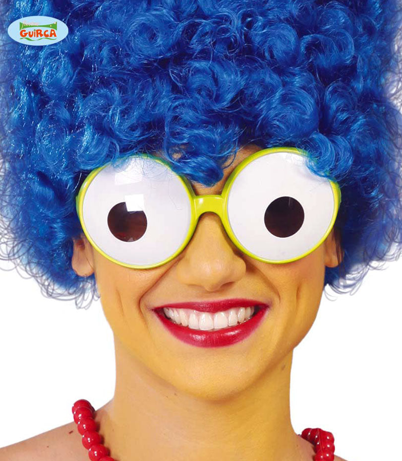 Travestimento di Carnevale Occhiali Occhi Gialli grandi Marge Simpson