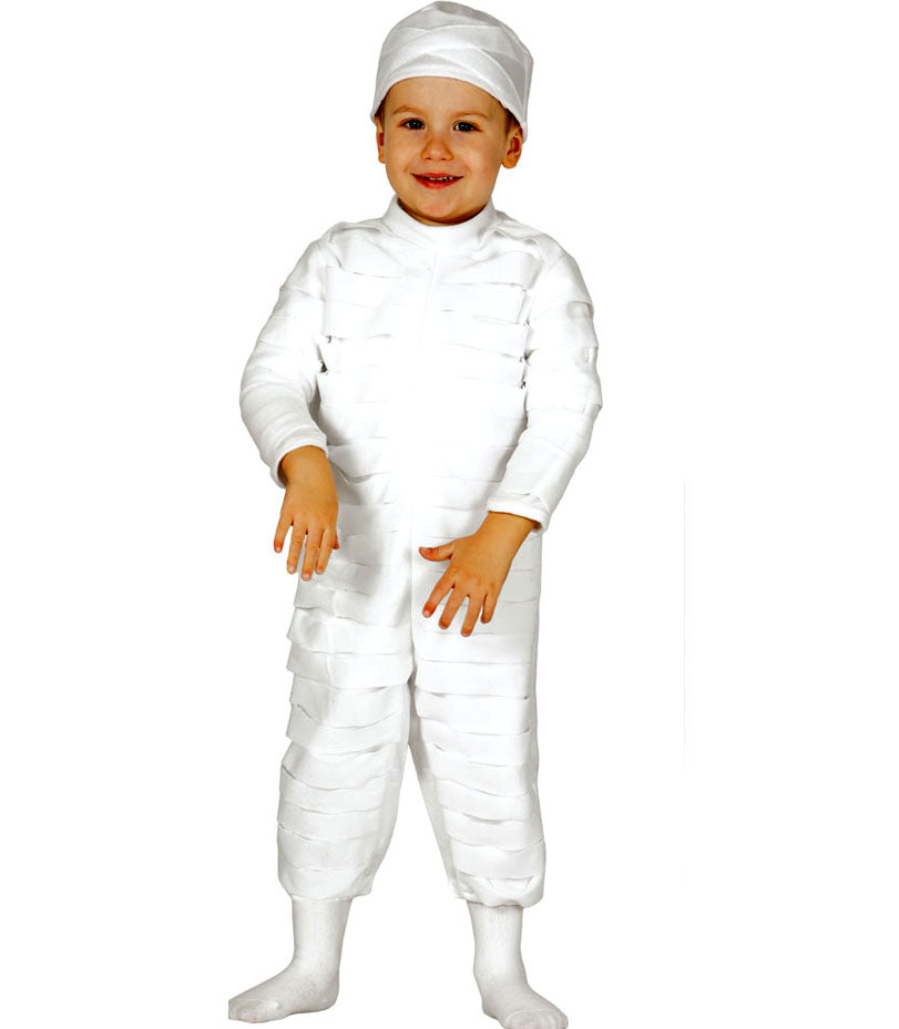 🧻 Costume Mummia Bambino/a Bianco – Travestimento Halloween Classico
