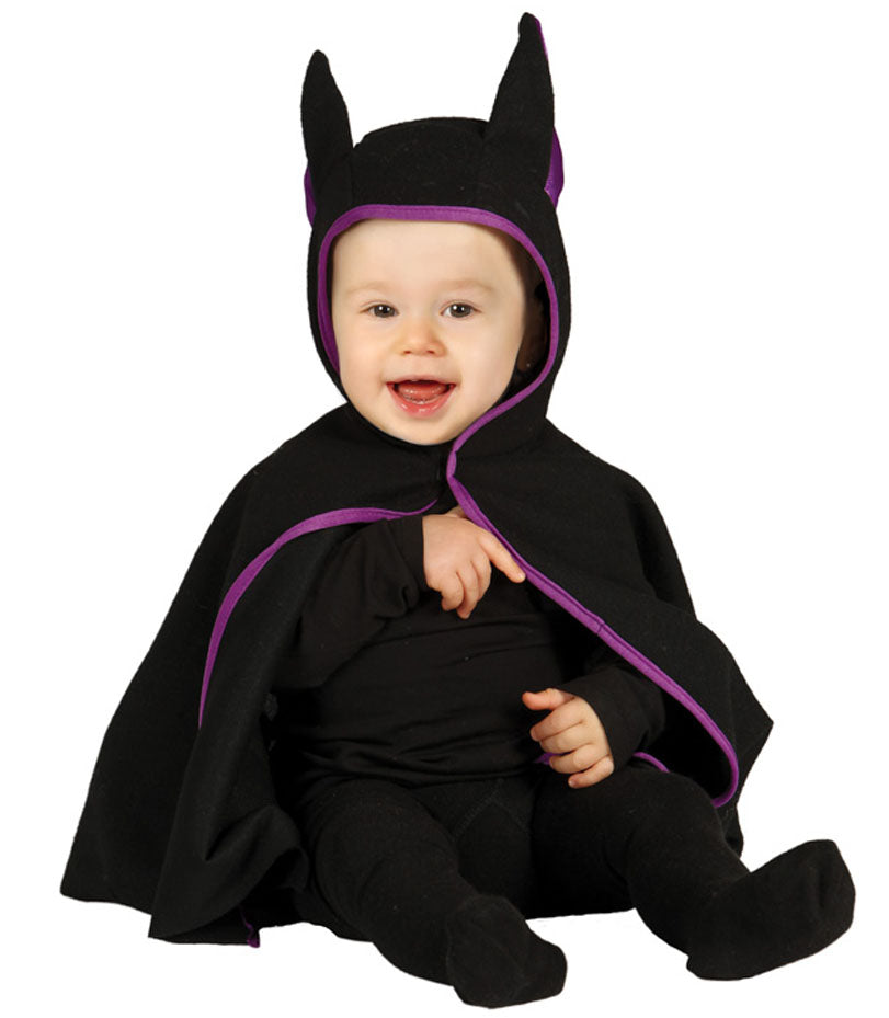 🦇 Costume Pipistrello con Mantellina per Neonato/Neonata – Travestimento Halloween Tenero e Originale 💜