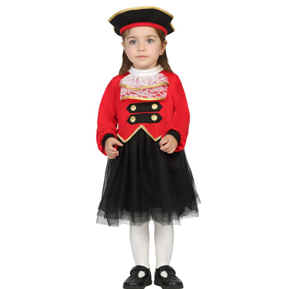 Costume Carnevale Baby Bebè vestito con cappello Pirata Piratessa