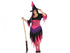 🧙‍♀️ Costume Strega Donna Fucsia e Nero – Vestito Halloween con Cappello