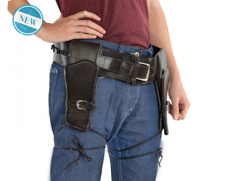 Cinturone da Cowboy a Doppia Fondina – Il Kit Definitivo per il Far West! 🤠🌵