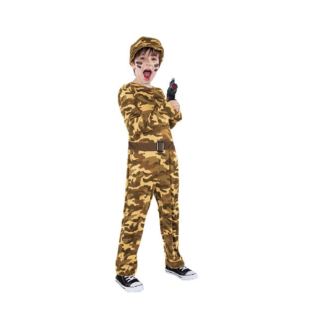 🎖️ Costume Soldato Militare – Pronto all'Azione! 🪖